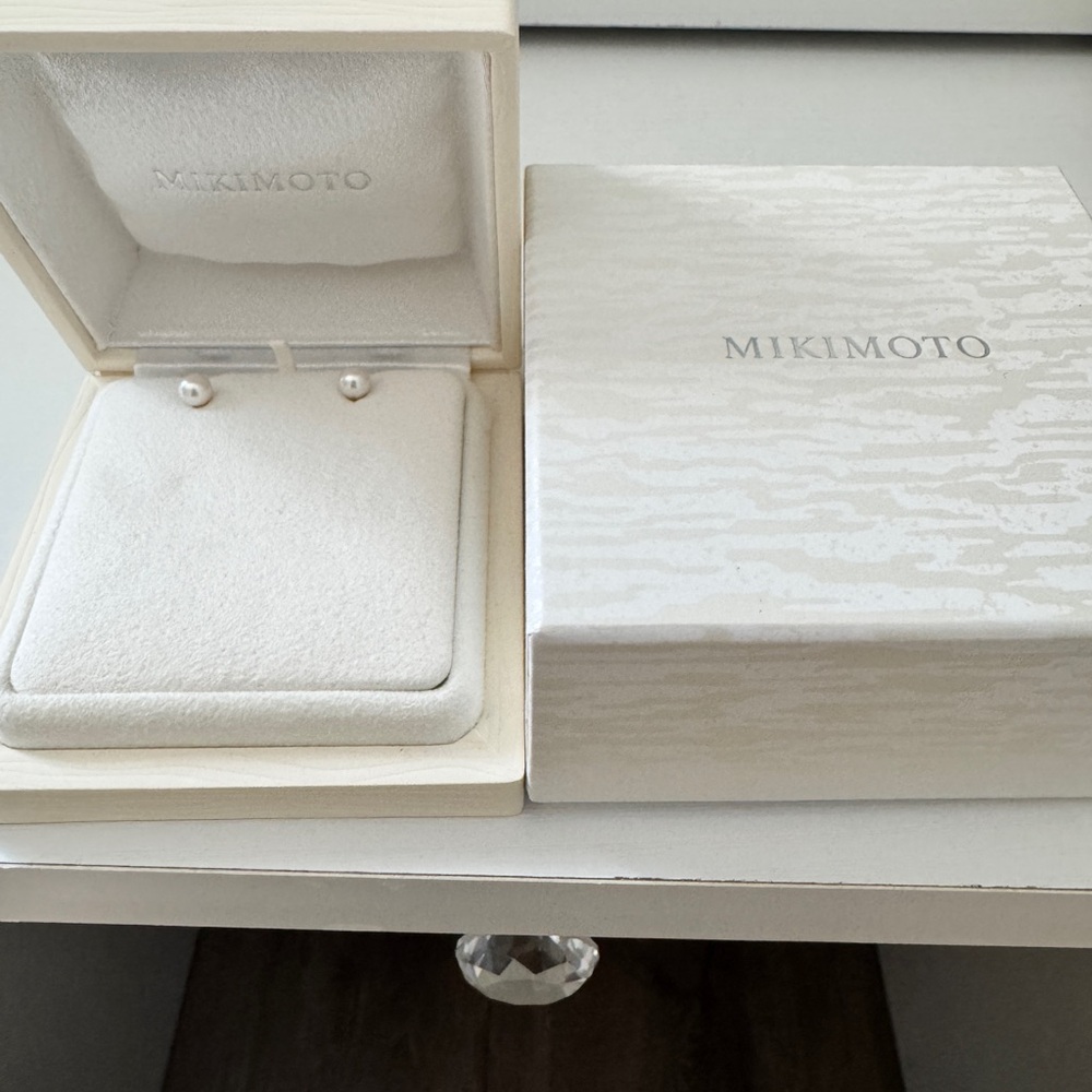 Mikimoto Akoya Cultured Pearl Stud Earrings